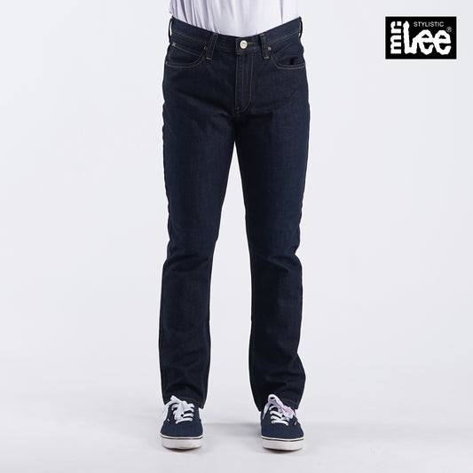 Stylistic Mr. Lee Men's Basic Denim Skinny Mid Waist 148257 (Dark Shade)