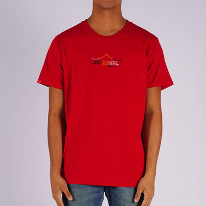 Bobson Japanese Men's Basic Tees Slim Fit 162024-U (Red)