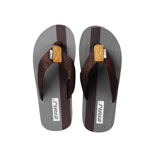 RRJ Men's Accessories Basic Footwear Flip-flop 107764 (Brown)