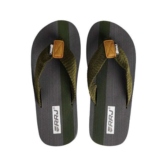 RRJ Men's Accessories Basic Footwear Flip-flop 107764 (Green)