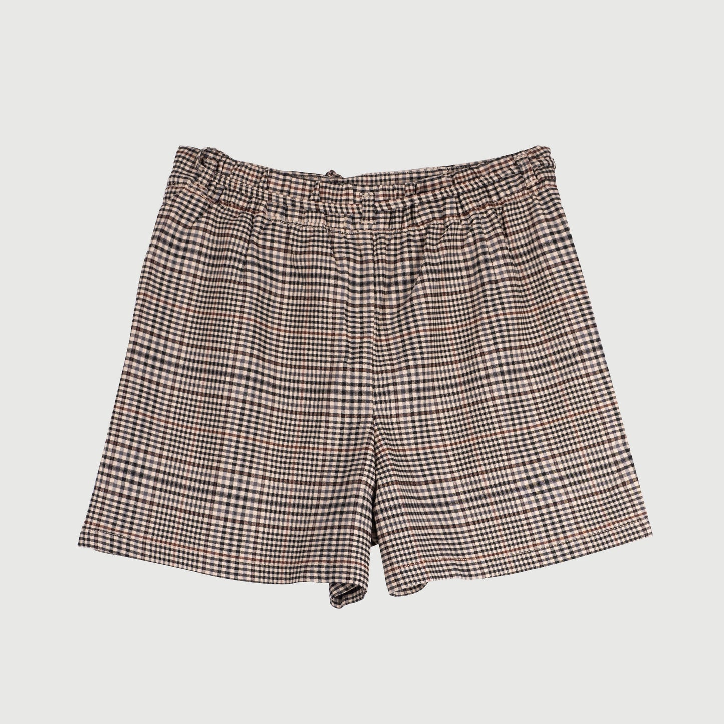 Petrol Ladies Basic Short High waist pleated mini Skirt slim Trendy fashion Casual Short summer tennis school plaid mini skirt for women 138741-U (Brown)