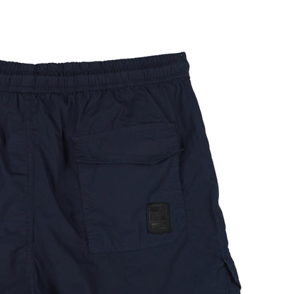 Petrol Basic Non-Denim Cargo Short for Men Regular Fitting Enzyme Wash Fabric Casual Short Navy Blue Cargo Short for Men 131926 (Navy Blue)