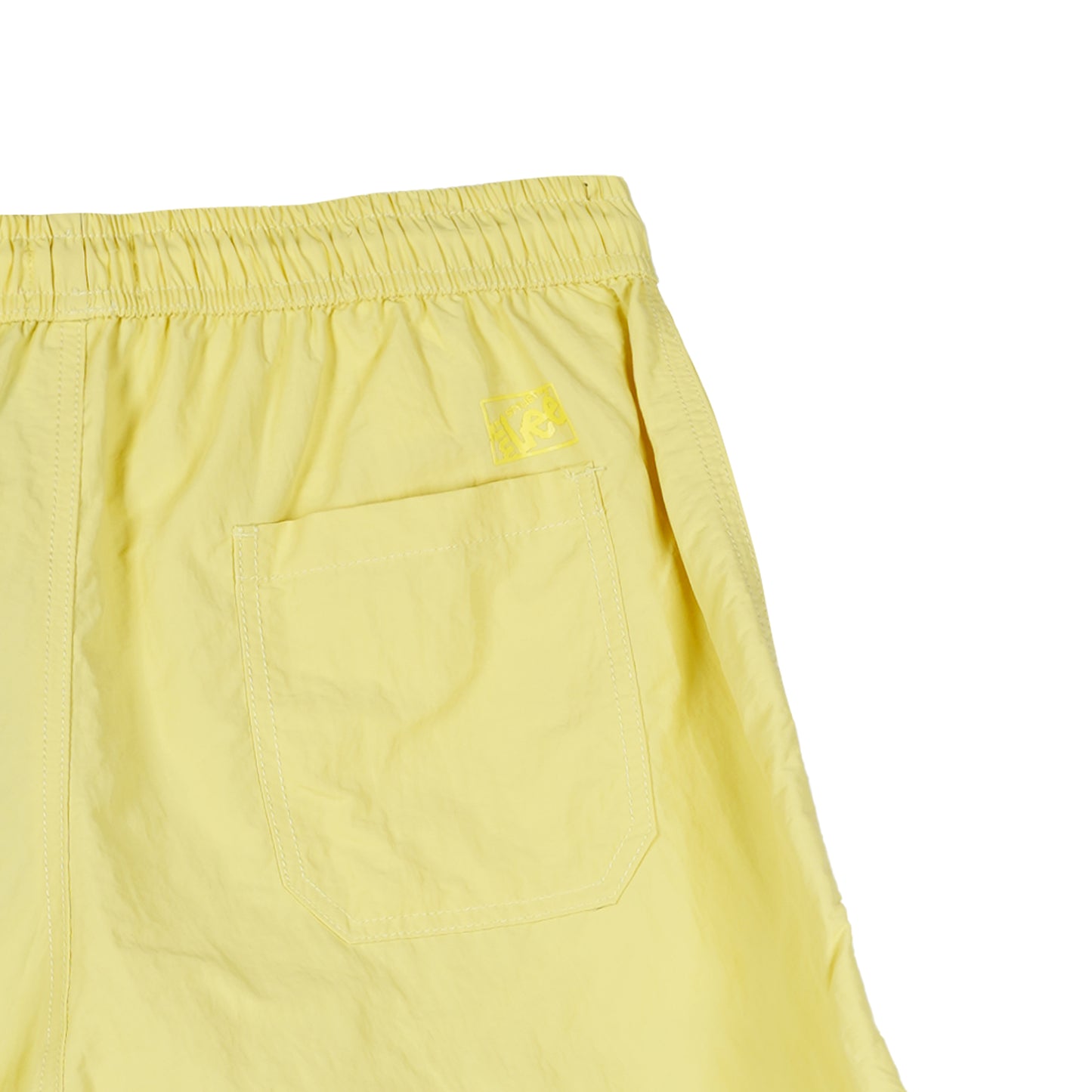 Stylistic Mr. Lee Men's Basic Non-Denim Jogger short for Men Trendy Fashion High Quality Apparel Comfortable Casual Short for Men Mid Waist 114866 (Light Yellow)