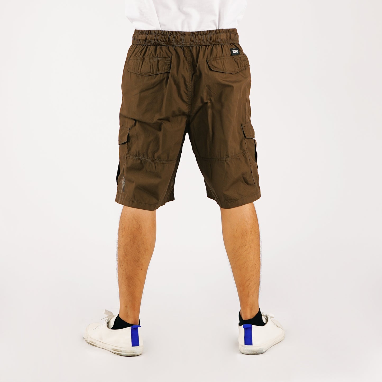 Stylistic Mr. Lee Men's Basic Non-Denim Cargo short for Men Trendy Fashion High Quality Apparel Comfortable Casual short for Men Mid Waist 129101 (Choco Brown)