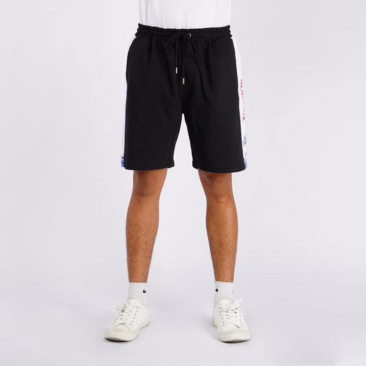 Bobson Japanese Men's Basic Non-Denim Jogger short for Men Trendy Fashion High Quality Apparel Comfortable Casual short for Men Mid Waist 118154 (Black)