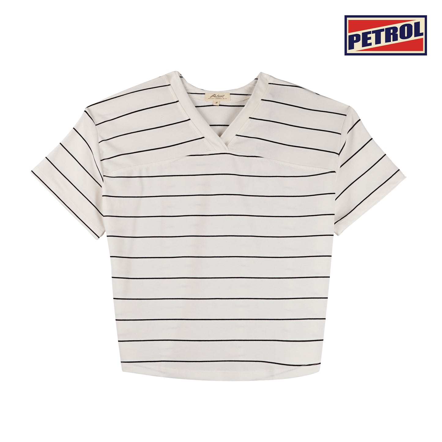 Petrol Basic Tees for Ladies Oversized Fitting Shirt Trendy fashion Casual Top for Ladies 140875-U (White)