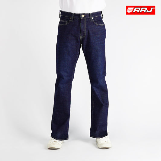 RRJ Basic Denim Pants for Men Regular Fitting Mid Rise Trendy fashion Casual Bottoms Dark Shade Jeans for Men 151990 (Dark Shade)