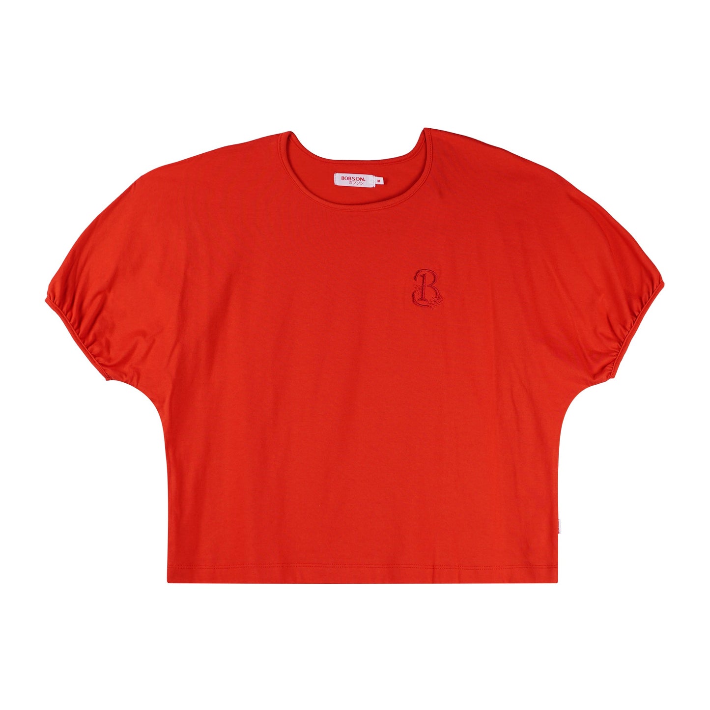 Bobson Japanese Ladies Basic Tees Loose Fit 148397 (Molten Lava)