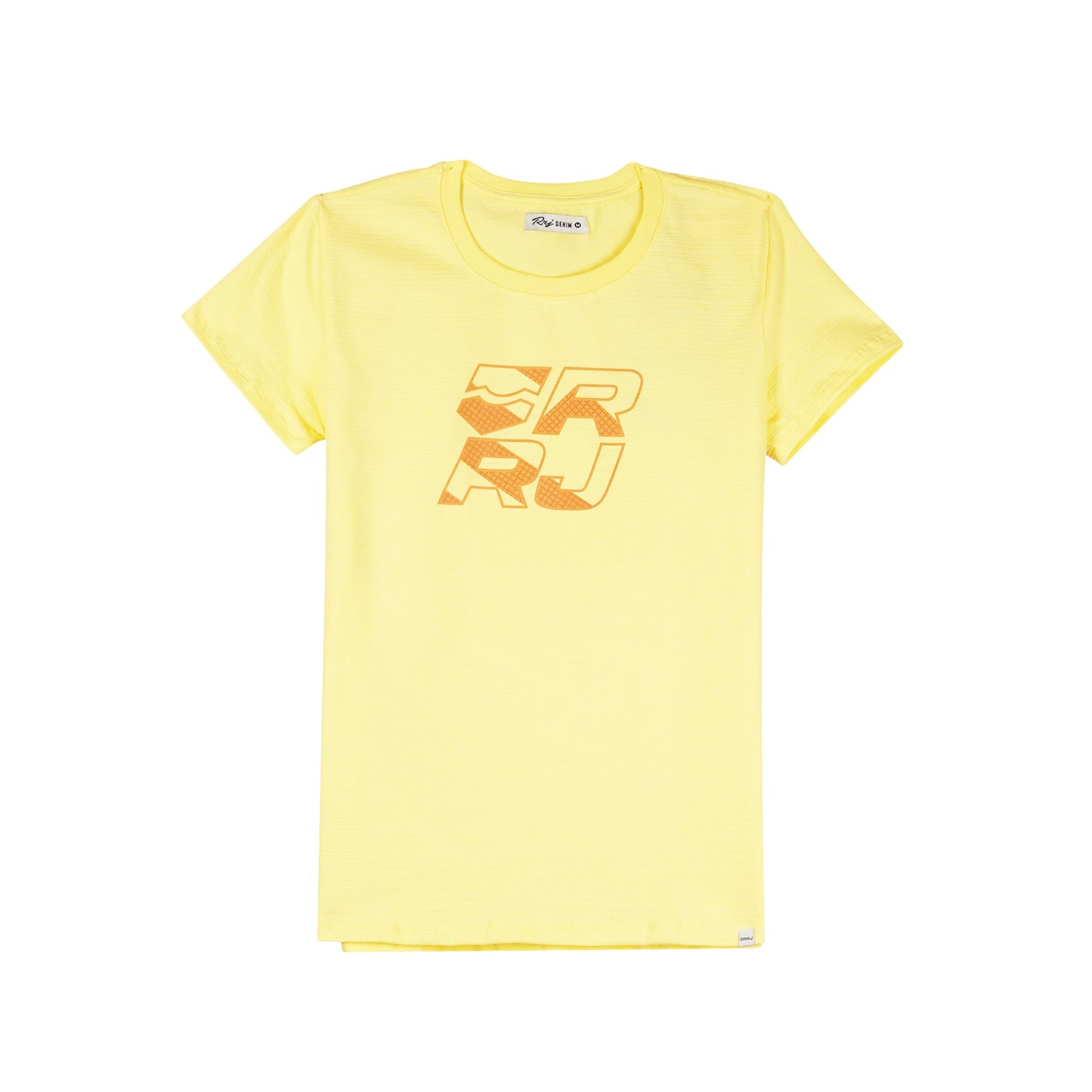 RRJ Basic Tees for Ladies Regular Fitting Trendy fashion 146431 (Yellow)