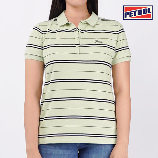 Petrol Basic Collared Shirt for Ladies Regular Fitting Trendy fashion 121168 (Green)