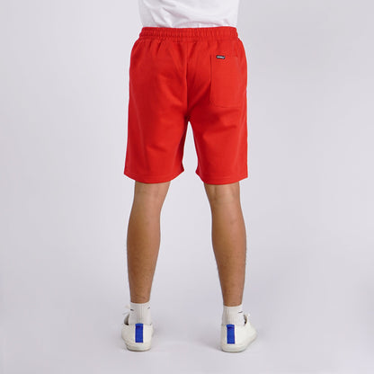 RRJ Basic Non-Denim  Jogger Short  for Men Regular Fitting  Jogger Short for Men 118114 (Red)