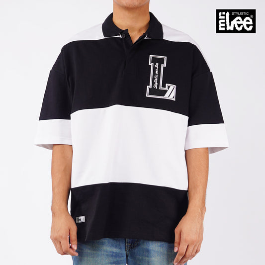 Stylistic Mr. Lee Men's Basic Collared Shirt Semi Body Fit 136557 (Black)