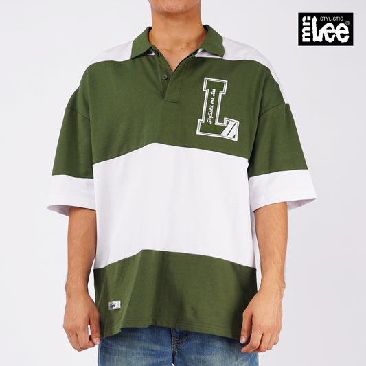 Stylistic Mr. Lee Men's Basic Collared Shirt Semi Body Fit 136557 (Fatigue)