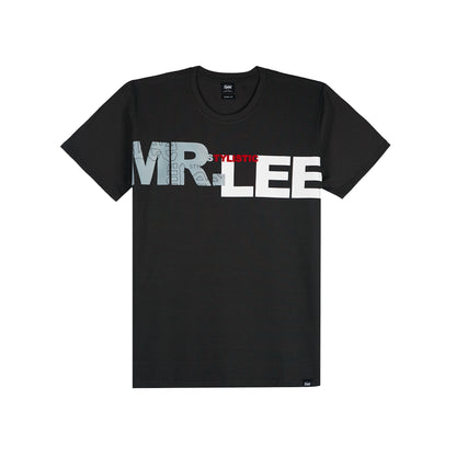 Stylistic Mr. Lee Men's Basic Tees Semi body Fit 151465 (Charcoal Gray)