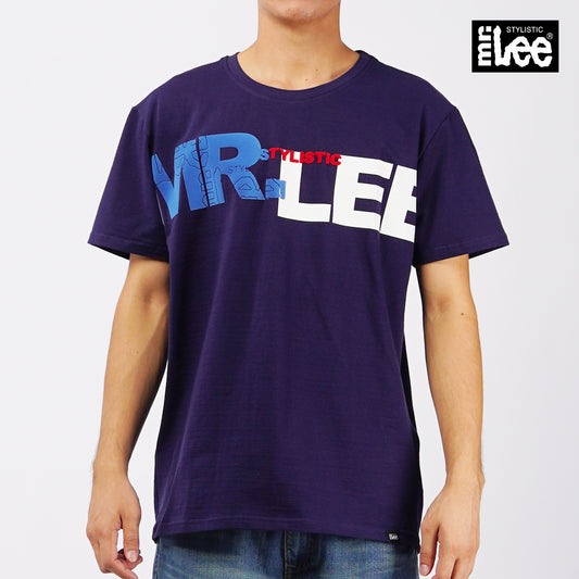 Stylistic Mr. Lee Men's Basic Tees Semi body Fit 151465 (Navy)