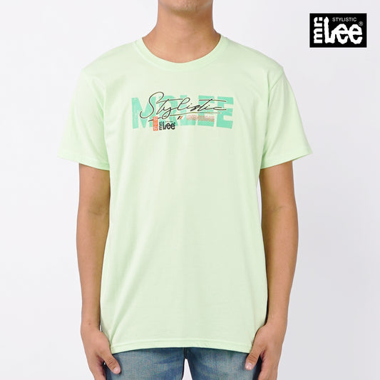 Stylistic Mr. Lee Men's Basic Tees Semi body Fit 138440-U (Moon Green)