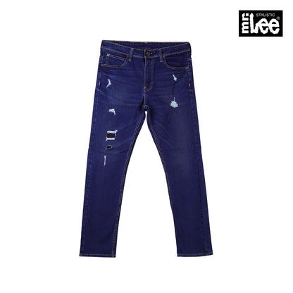 Stylistic Mr. Lee Men's Basic Denim Super skinny Mid Waist 152578 (Dark Shade)