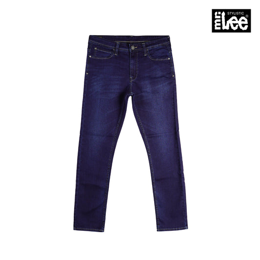 Stylistic Mr. Lee Men's Basic Denim Super Skinny Mid Waist 154010 (Dark Shade)