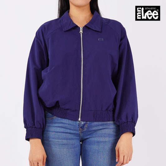 Stylistic Mr. Lee Ladies Basic Jacket with Collar Loose Fit 112268 (Blue)