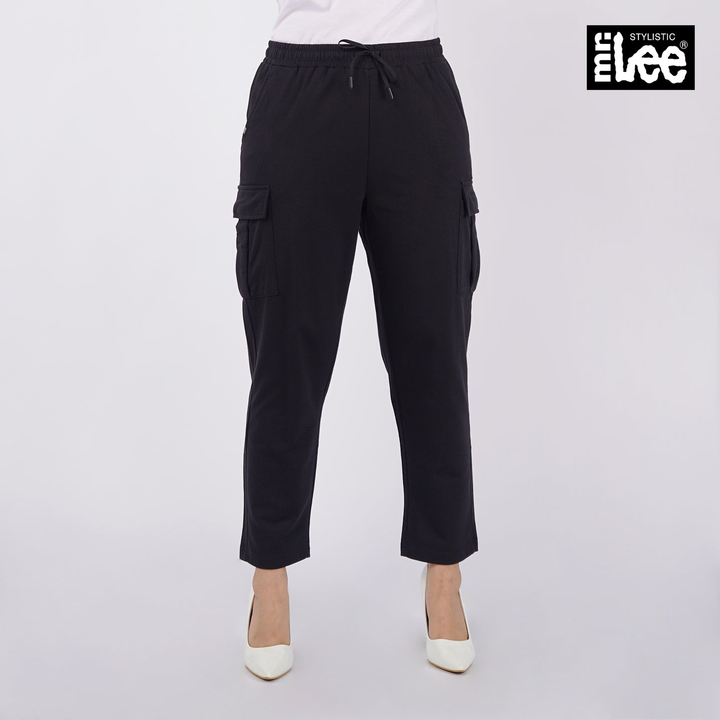 Stylistic Mr. Lee Ladies Basic Non-Denim Cargo Pants 154866-U (Black)