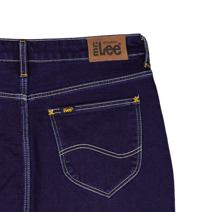 Stylistic Mr. Lee Ladies Basic Denim Skirt 156038 (Dark Shade)