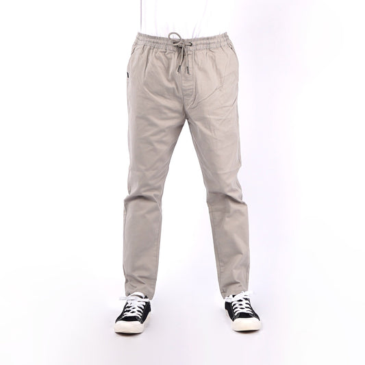 Petrol Men's Non-Denim Stretchable Mid Waist Ankle Pants 155934 (Gray)