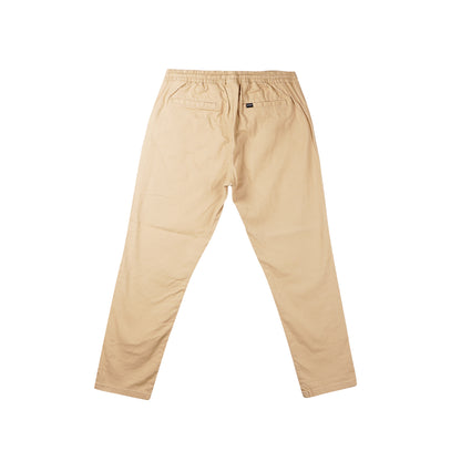 Petrol Men's  Non-Denim Stretchable Mid Waist Ankle Pants 155934 (Beige)