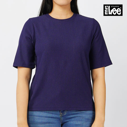 Stylistic Mr. Lee Ladies Basic Tees Boxy Fit 137105-U (Blue)