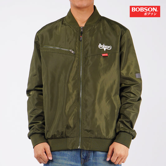 Bobson Japanese Men's Basic Jacket Regular Fit 131702 (Fatigue)