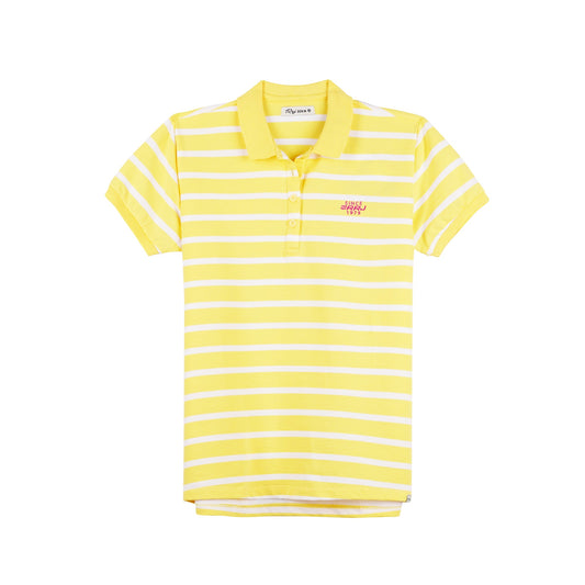 RRJ Basic Collared for Ladies Regular Fitting Polo shirt for Ladies 135049 (Yellow)