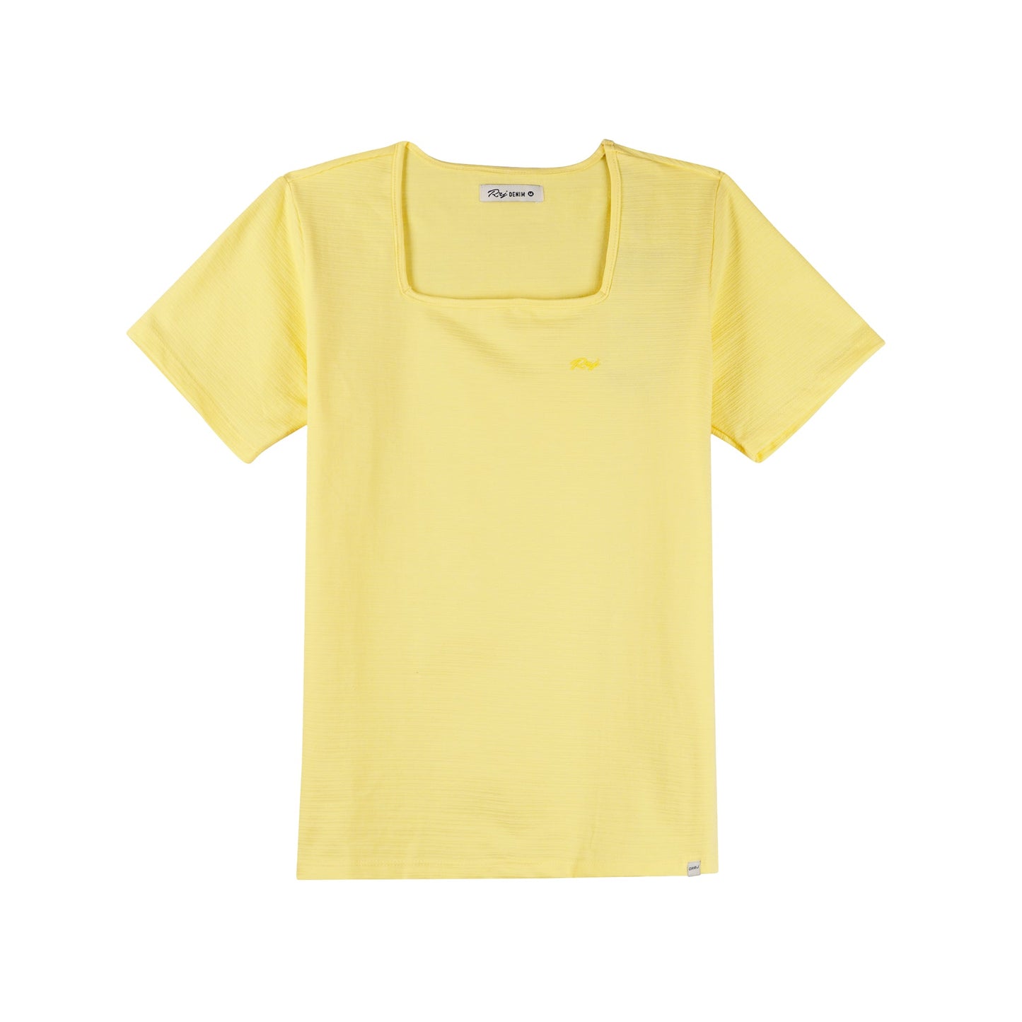 RRJ Basic Tees for Ladies Regular Fitting Shirt 150326 (Yellow)