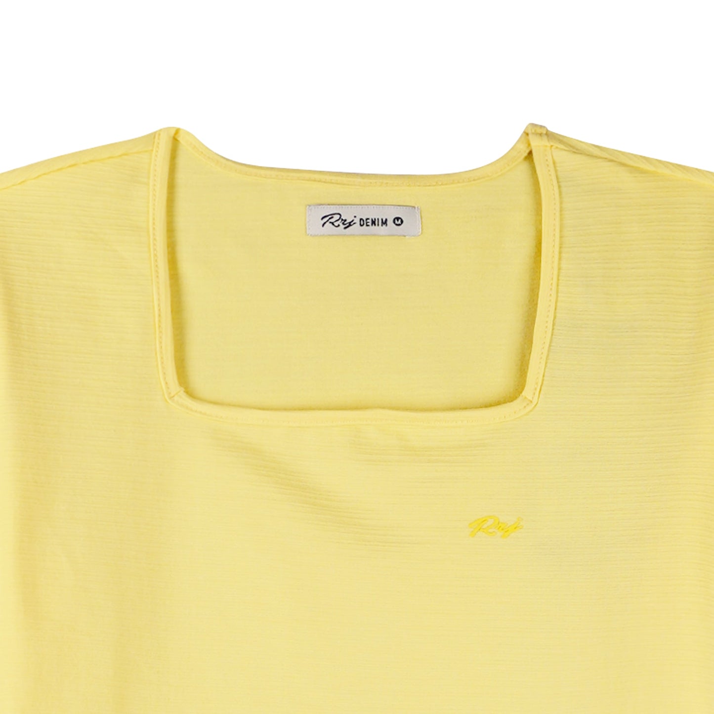 RRJ Basic Tees for Ladies Regular Fitting Shirt 150326 (Yellow)