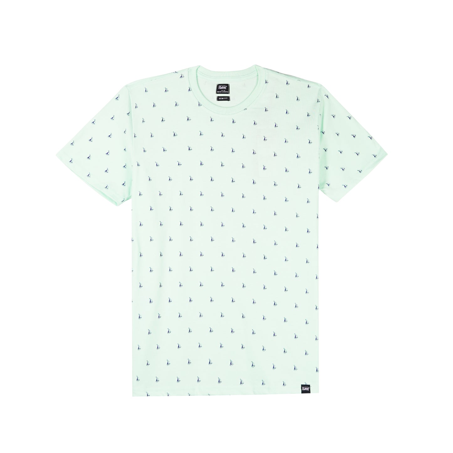 Stylistic Mr. Lee Men's Basic Tees Semi body Fit 120827 (Light Green)