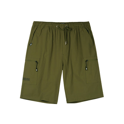 Stylistic Mr. Lee Men's Basic Non-Denim Cargo Short Mid Waist 145221 (Fatigue)