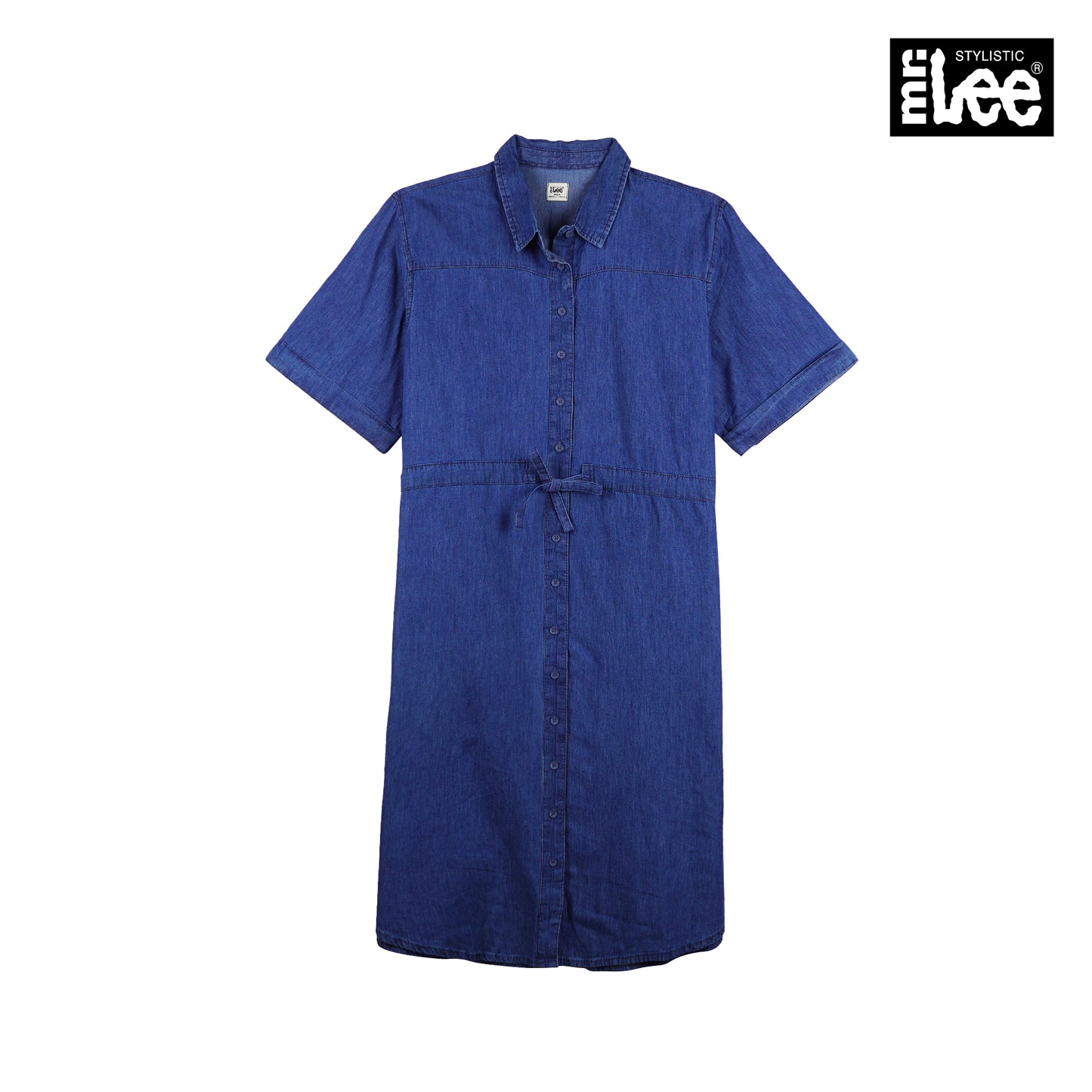 Stylistic Mr. Lee Ladies Basic Dress Relaxed Fit 136981 (Blue)