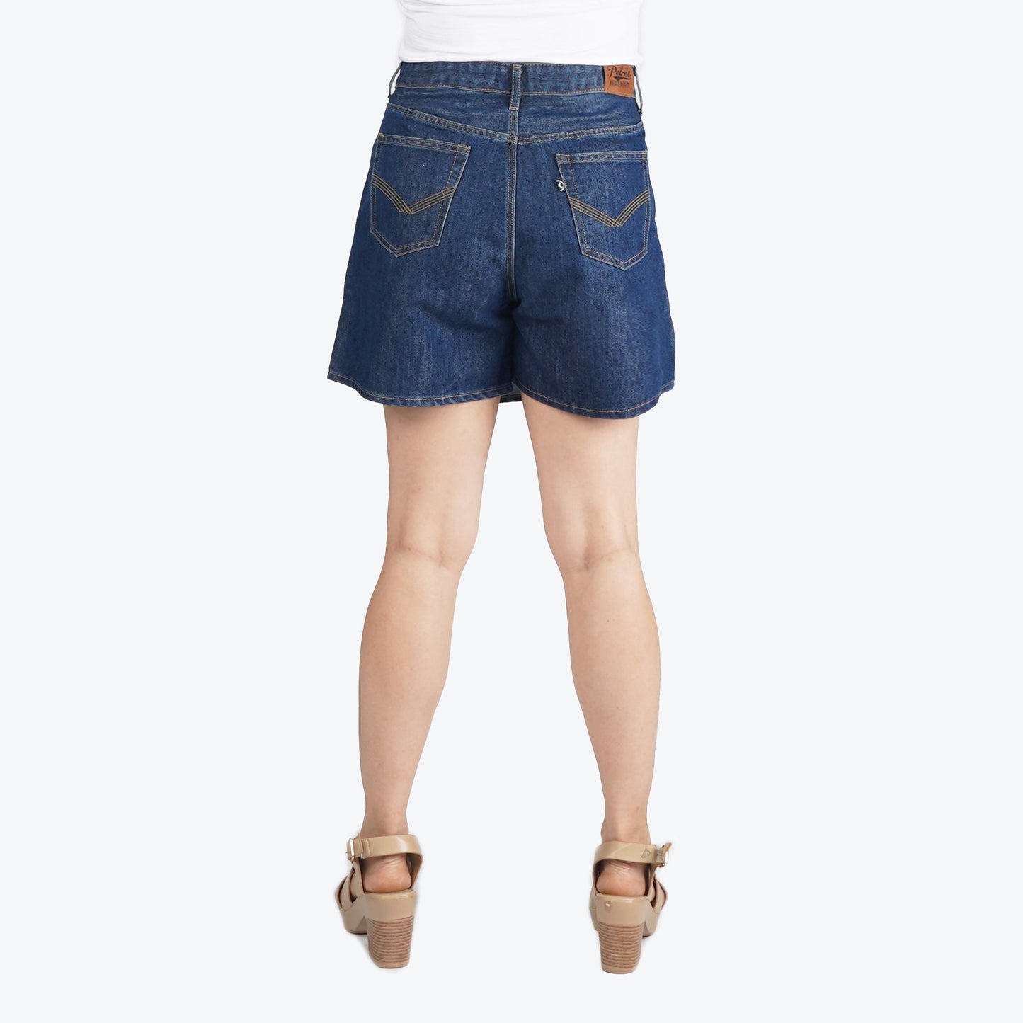 Petrol Ladies Basic Denim skort For Women 151932 (Dark Shade)