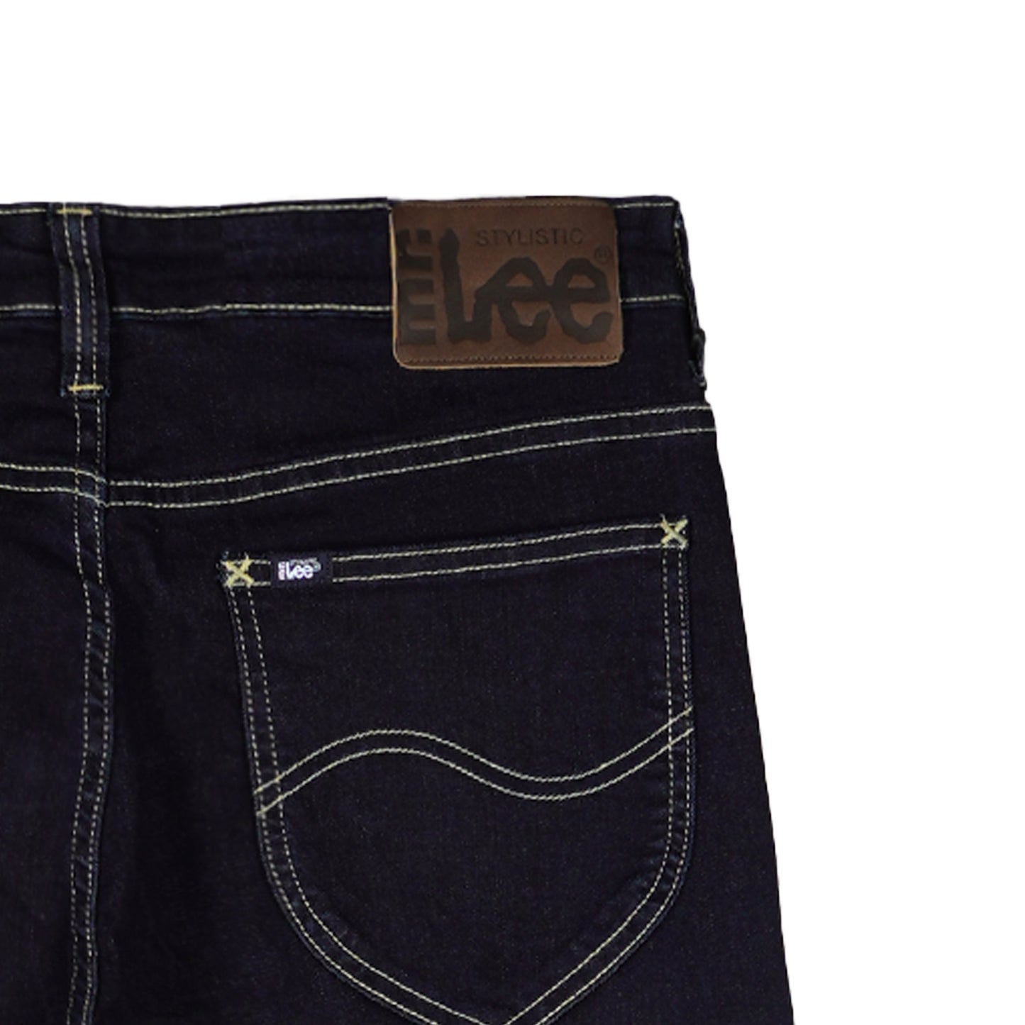 Stylistic Mr. Lee Men's Basic Denim Super Skinny Mid Waist 153176-U (Dark Shade)