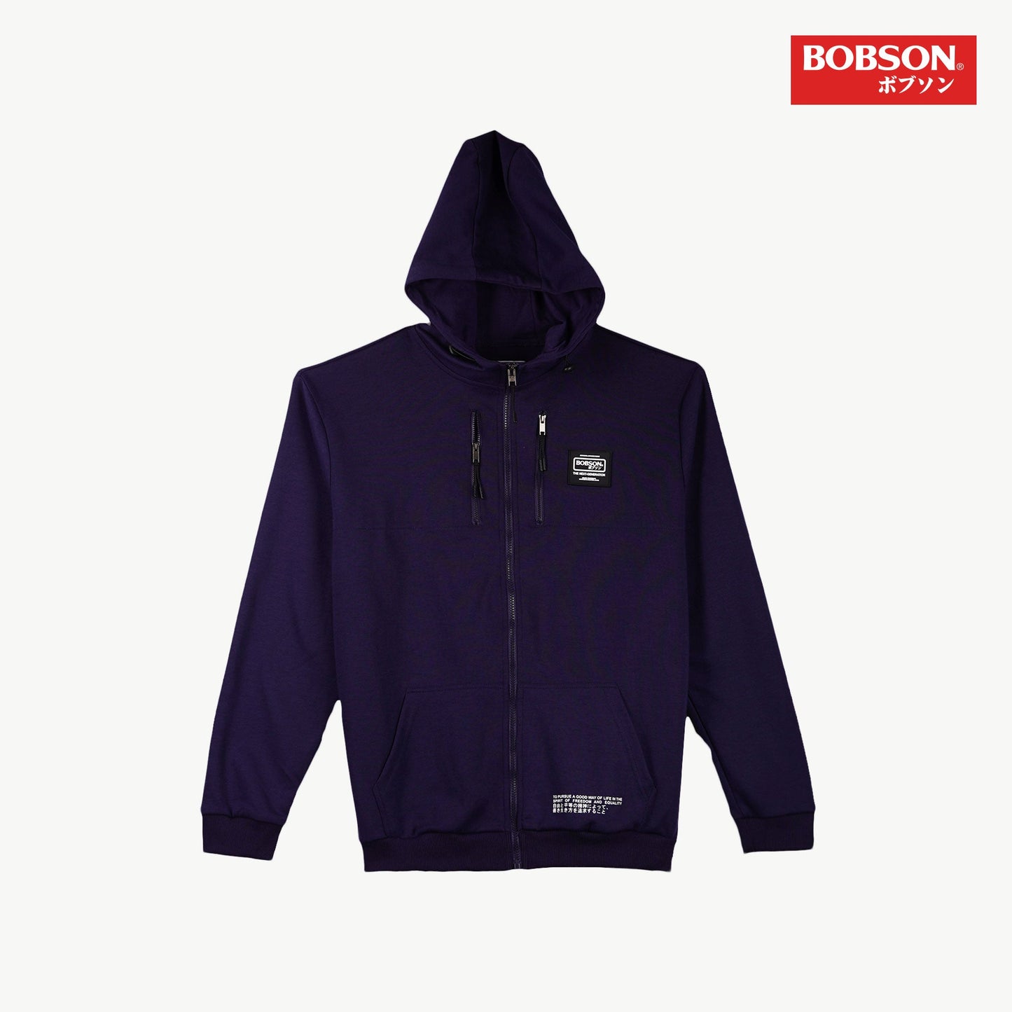 Bobson Japanese Men's Basic Jacket Regular Fit 131644 (Navy)