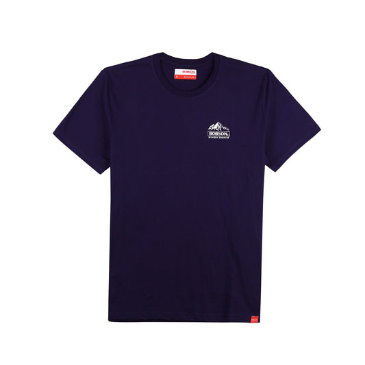 Bobson Japanese Men's Basic Tees Comfort Fit 159087-U (Navy)