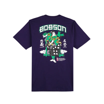 Bobson Japanese Men's Basic Tees with Back Print Comfort Fit 158579-U (Navy)