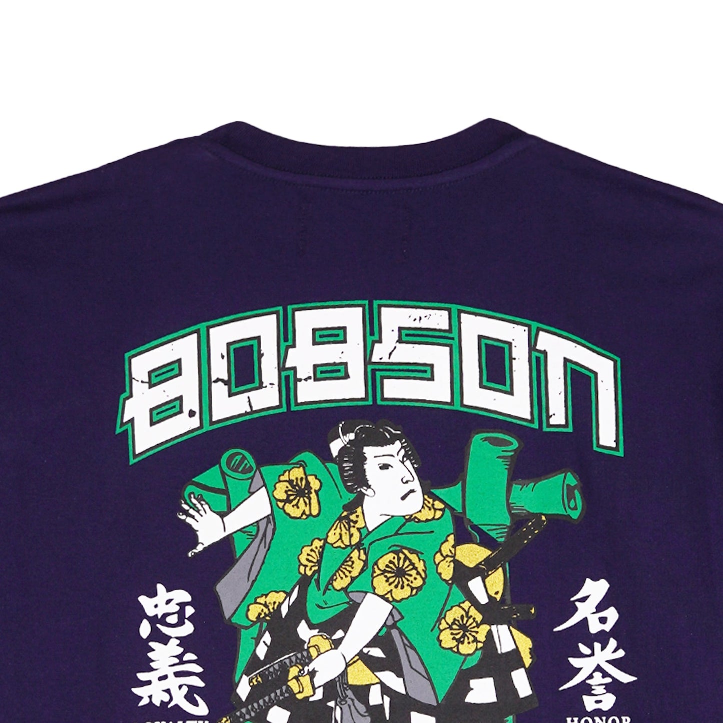 Bobson Japanese Men's Basic Tees with Back Print Comfort Fit 158579-U (Navy)