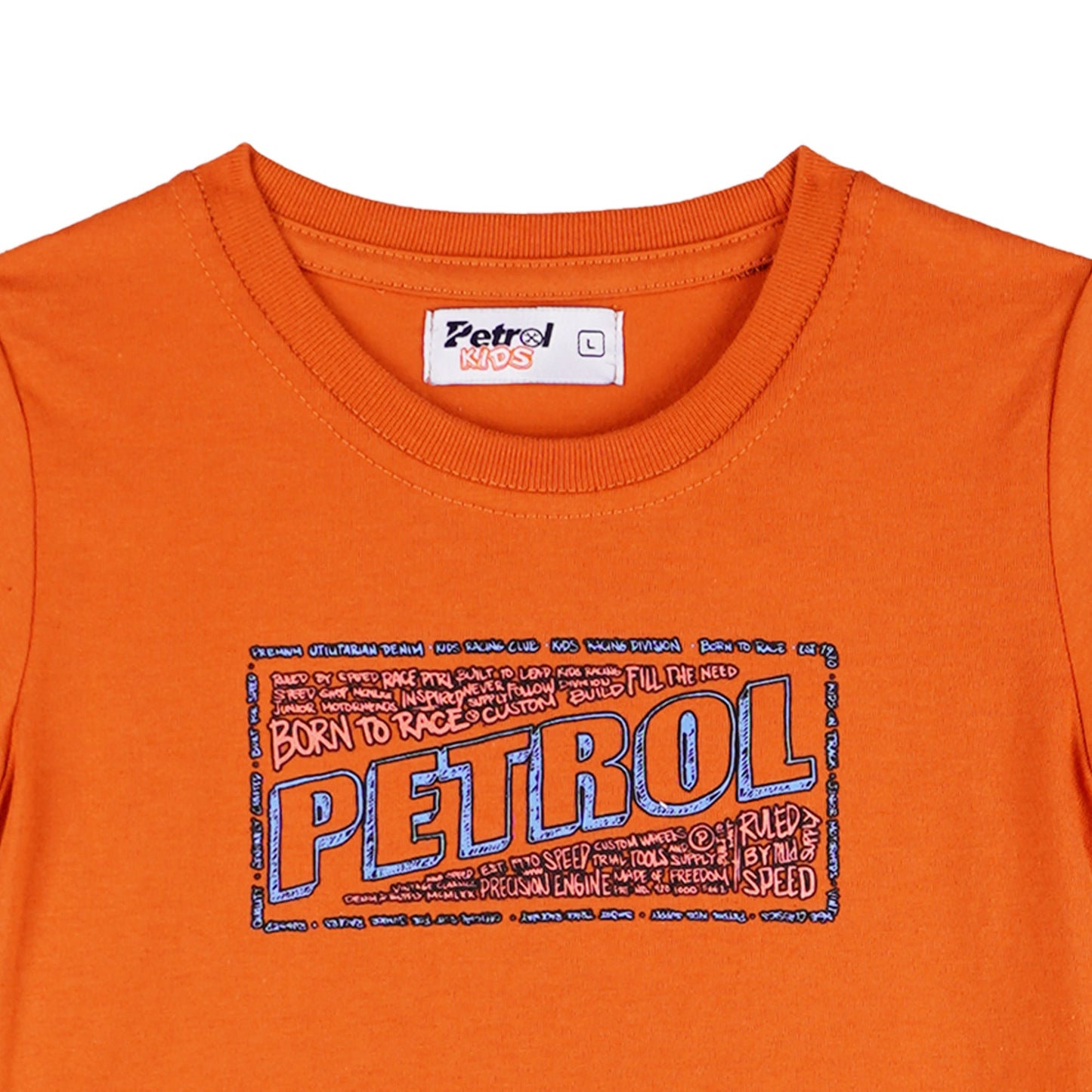 Petrol Basic Tees for Kids Regular Fitting Toddler Kids T-Shirt 156876-U (Mango)