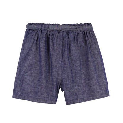 Bobson Japanese Ladies Basic Non-Denim Short 157514-U (Dark Blue)