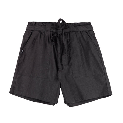 Bobson Japanese Ladies Basic Non-Denim Short 157514-U (Dark Gray)