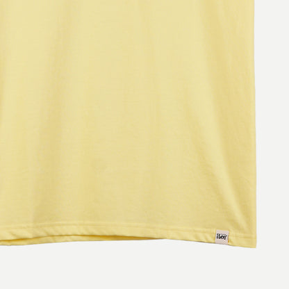 Stylistic Mr. Lee Men's Basic Tees Semi body Fit 127077-U (Light Yellow)