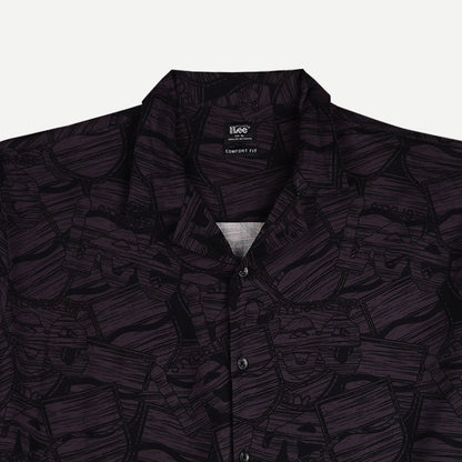 Stylistic Mr. Lee Men's Basic Woven Button Down Shirt Comfort Fit 119934 (Black)