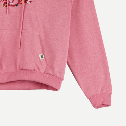 Stylistic Mr. Lee Ladies Basic Hoodie Jacket Crop 124563 (Pink)