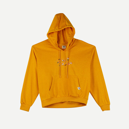 Stylistic Mr. Lee Ladies Basic Hoodie Jacket Crop 124563 (Yellow)