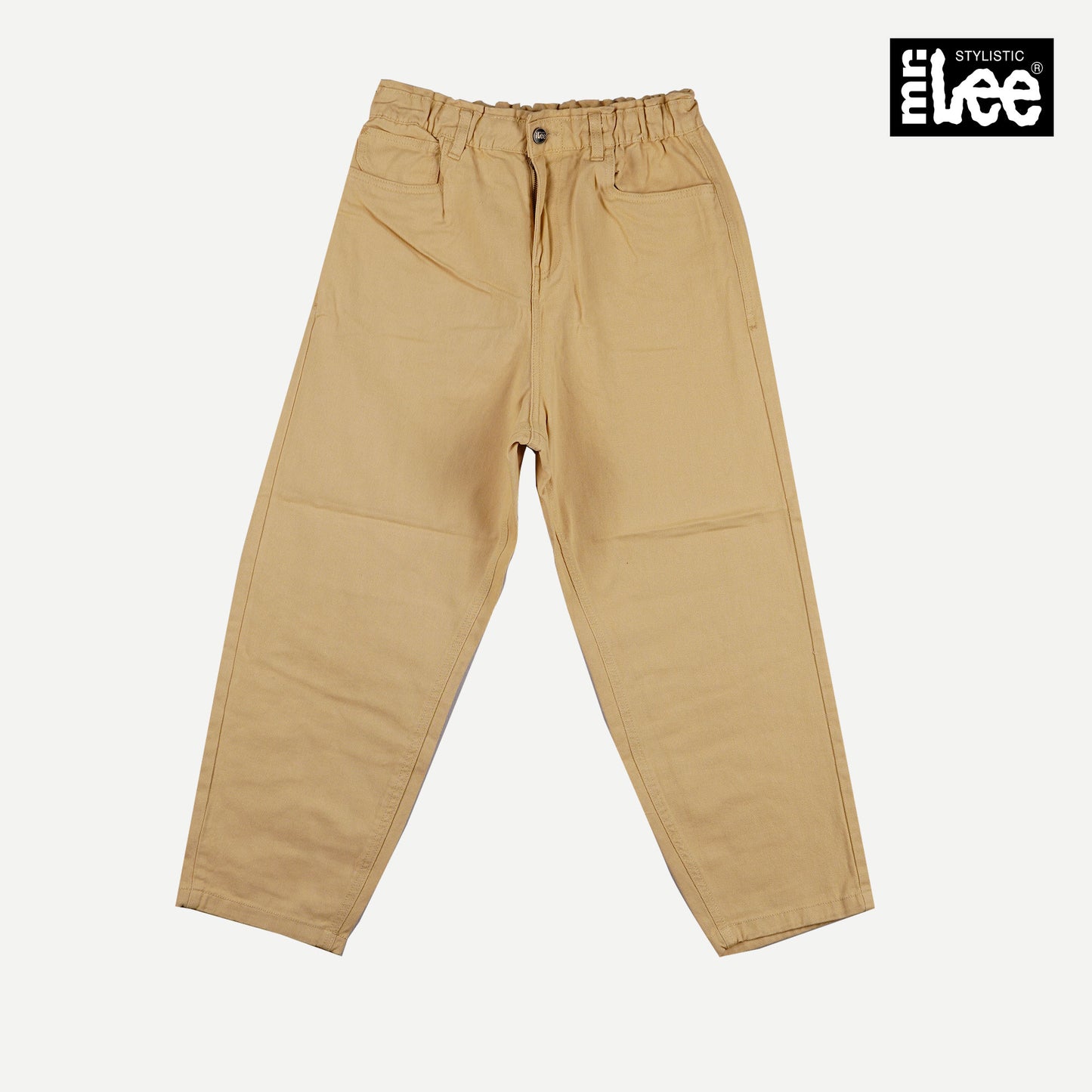 Stylistic Mr. Lee Ladies Basic Denim Balloon Pants 145850-U (Light Khaki)