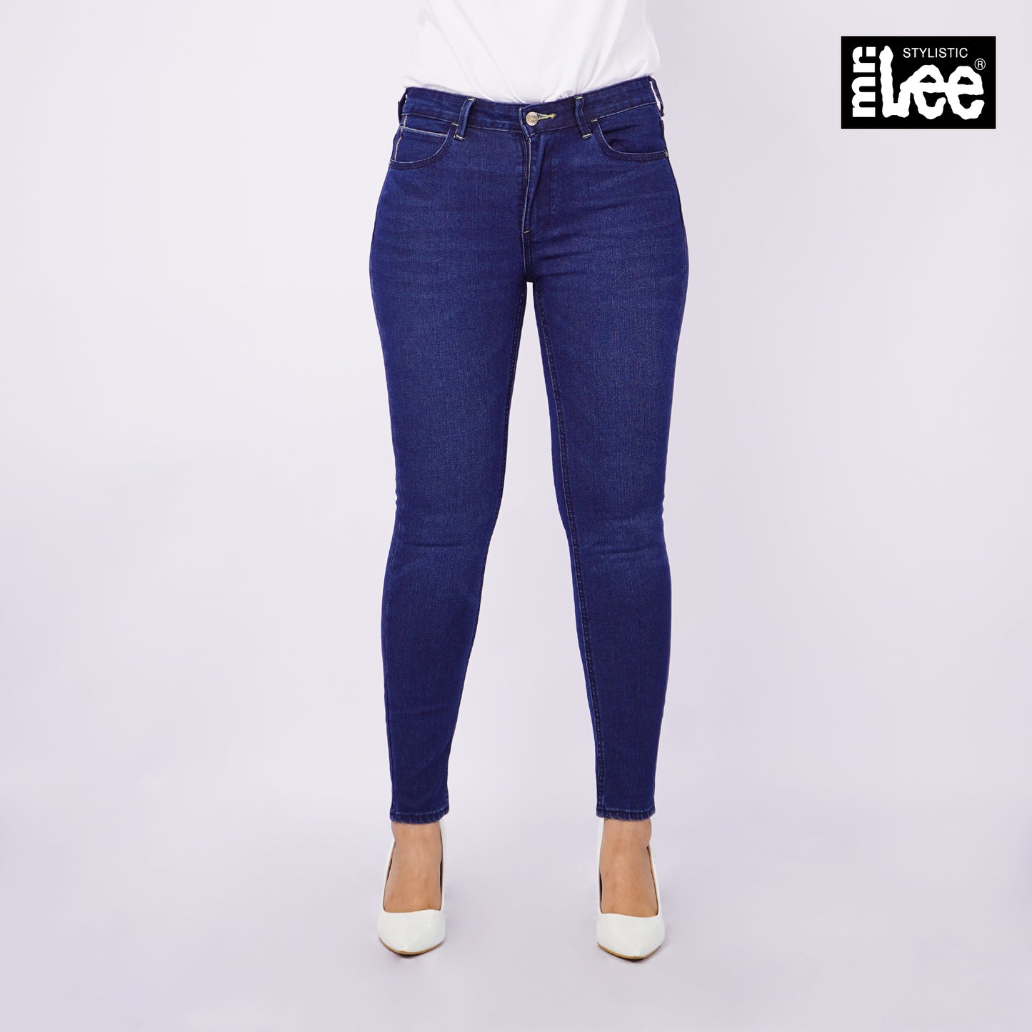 Stylistic Mr. Lee Ladies Basic Denim Super Skinny 158191-U (Dark Shade)